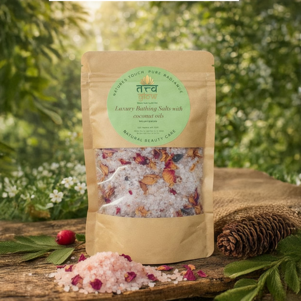 BATHING SALTS WITH AROMATIC ESSENTIAL OILS - 200 GMS