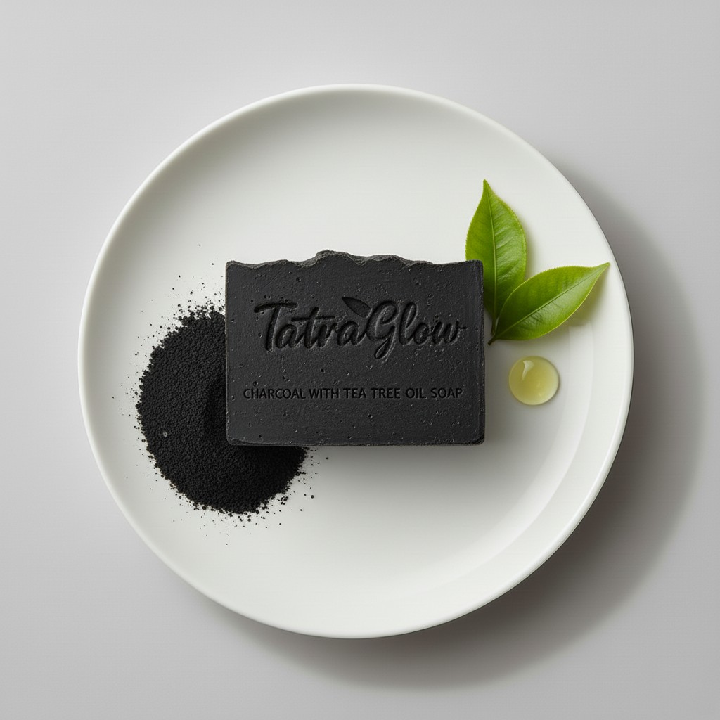 CHARCOAL WITH TEA TREE OIL SOAP