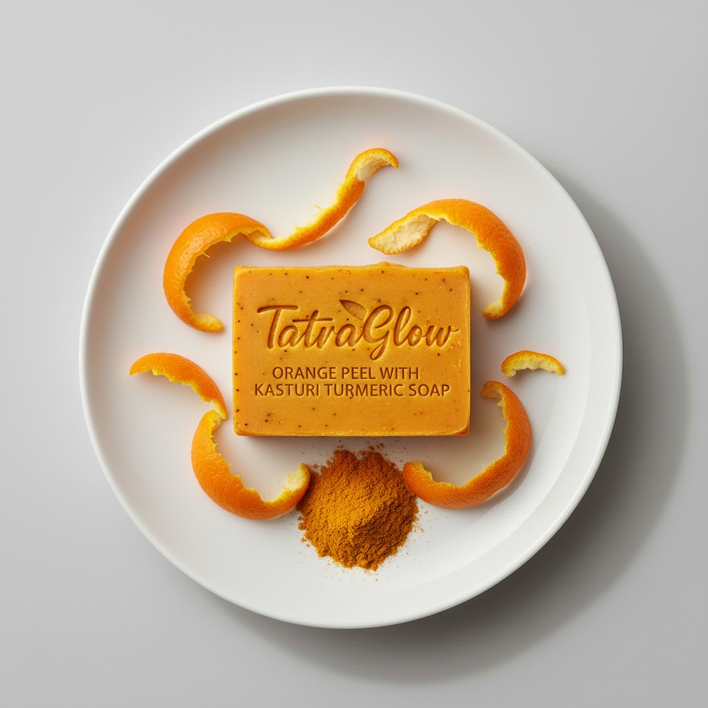 ORANGE PEEL WITH KASTURI TURMERIC SOAP